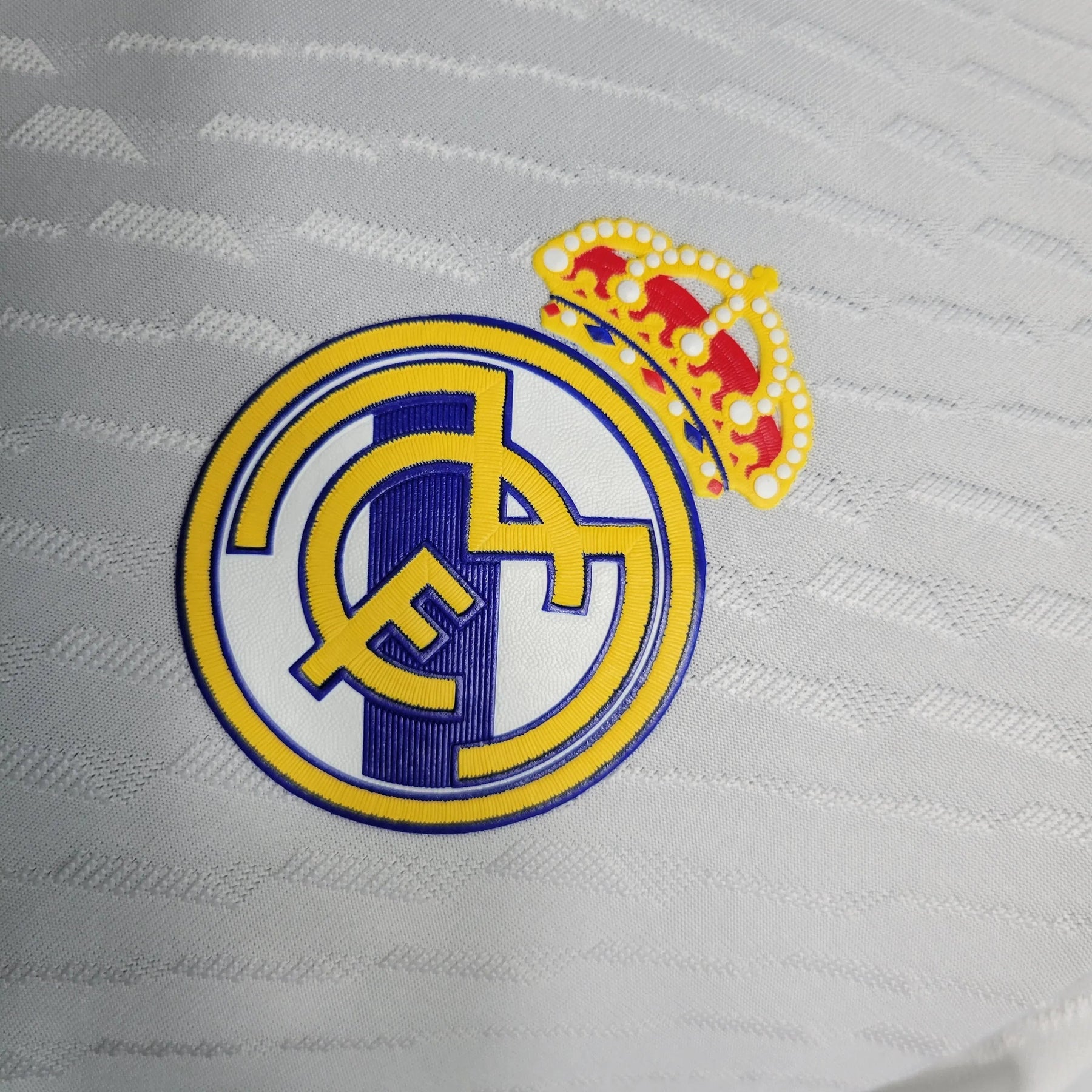 "Camisa Real Madrid Home 23/24 - Jogador Masculina Branca - Netmantos"
