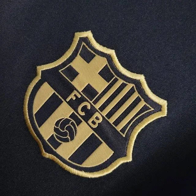 "Camisa Barcelona Away Retrô 20/21 - Torcedor Masculina Preta - Netmantos"
