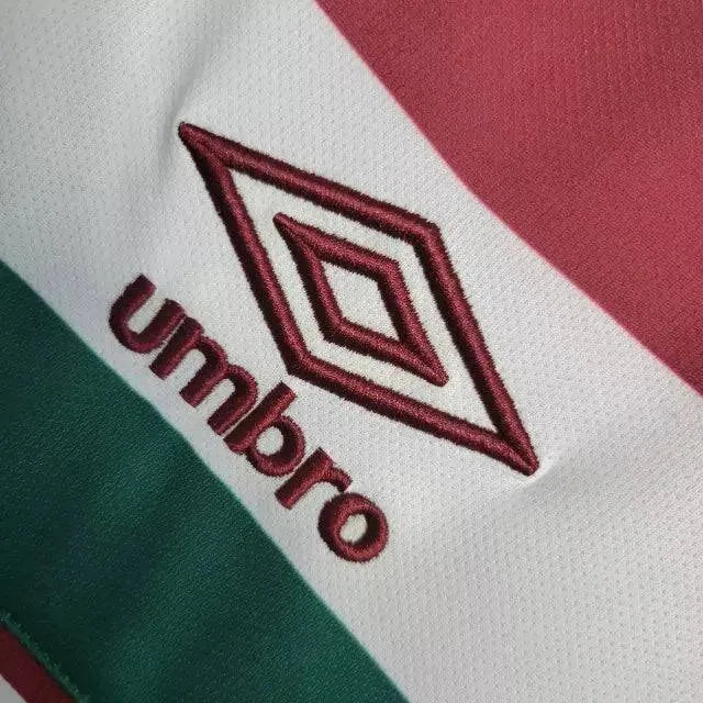 "Camisa Fluminense Away 23/24 - Torcedor Masculina Branca + Patches Libertadores - Netmantos"