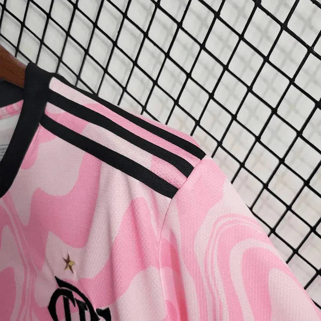 "Camisa Flamengo Edição Especial 23/24 - Torcedor Masculina Rosa - Netmantos"