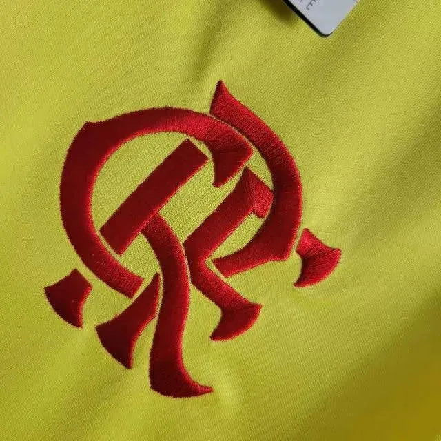 "Camisa Flamengo Treino 22/23 - Torcedor Masculina Amarela - Netmantos"