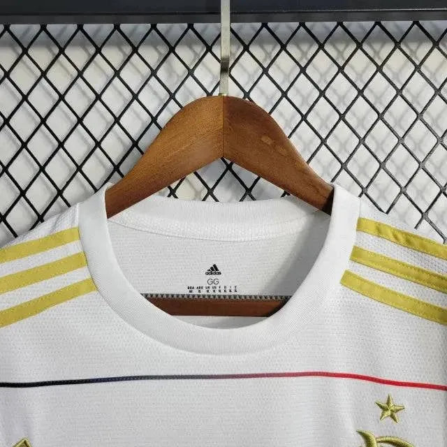 "Camisa Flamengo Comemorativa 22/23 - Torcedor Masculina Branca e Dourada - Netmantos"