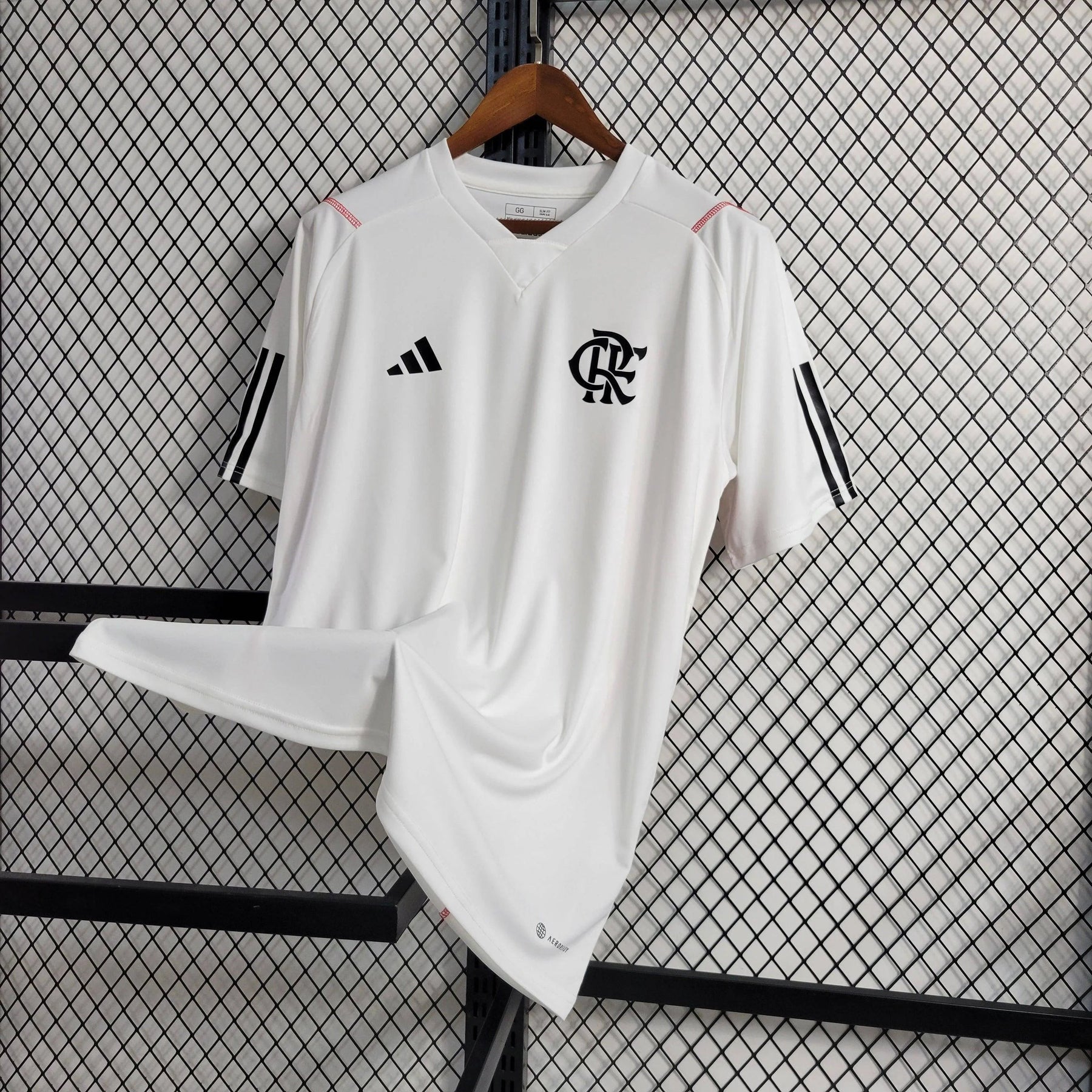 "Camisa Flamengo Treino 23/24 - Torcedor Masculina Branca - Netmantos"