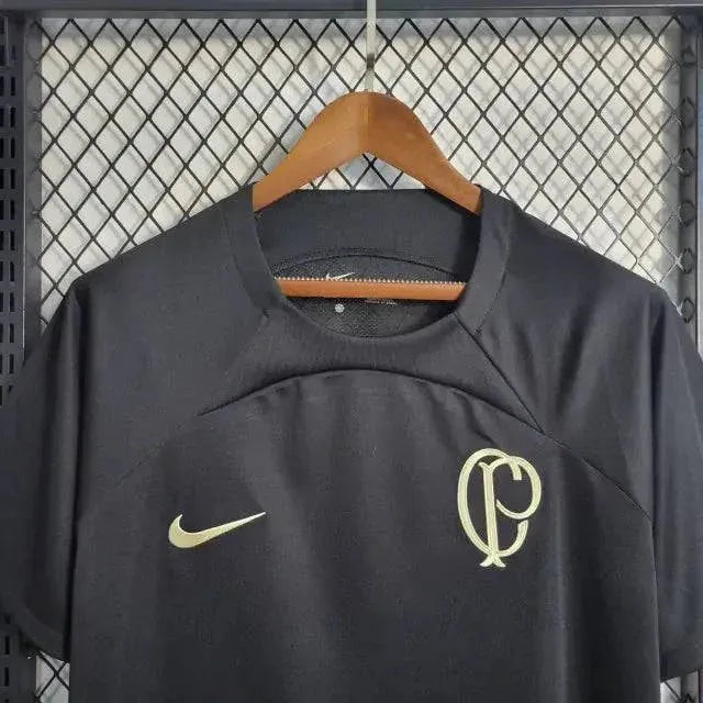 "Camisa Timão Treino 22/23 - Torcedor Masculina Preta - Netmantos"