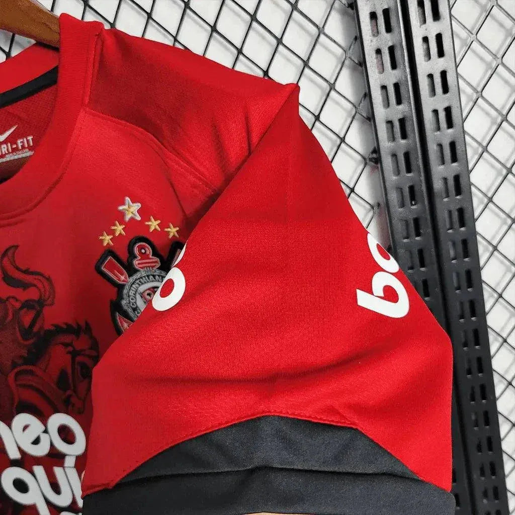 "Camisa Timão Retrô 11/12 - Torcedor Masculina Vermelha - Netmantos"