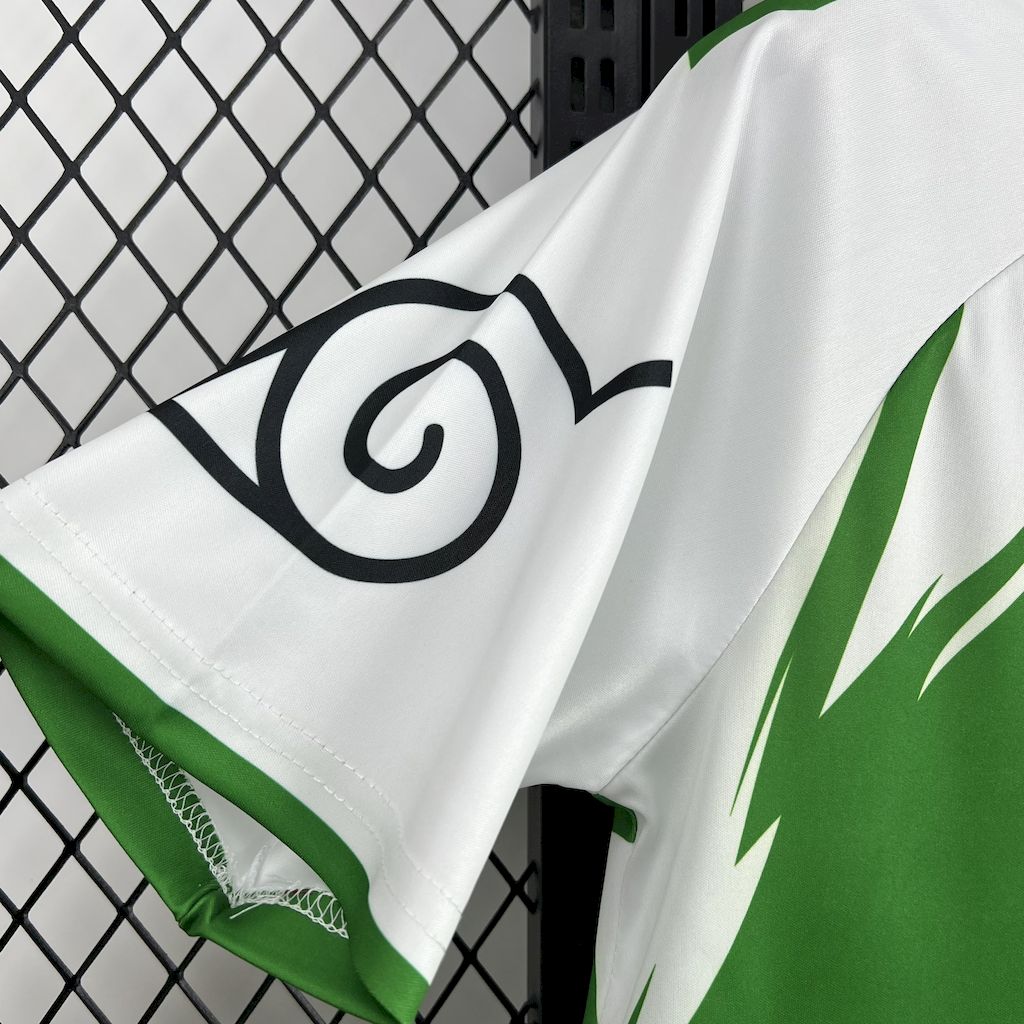 "Camisa Real Betis Naruto 25/26 - Torcedor Masculina Branca e Verde - Netmantos"