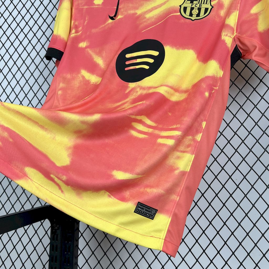 "Camisa Barcelona Treino 25/26 - Torcedor Masculina Laranja - Netmantos"