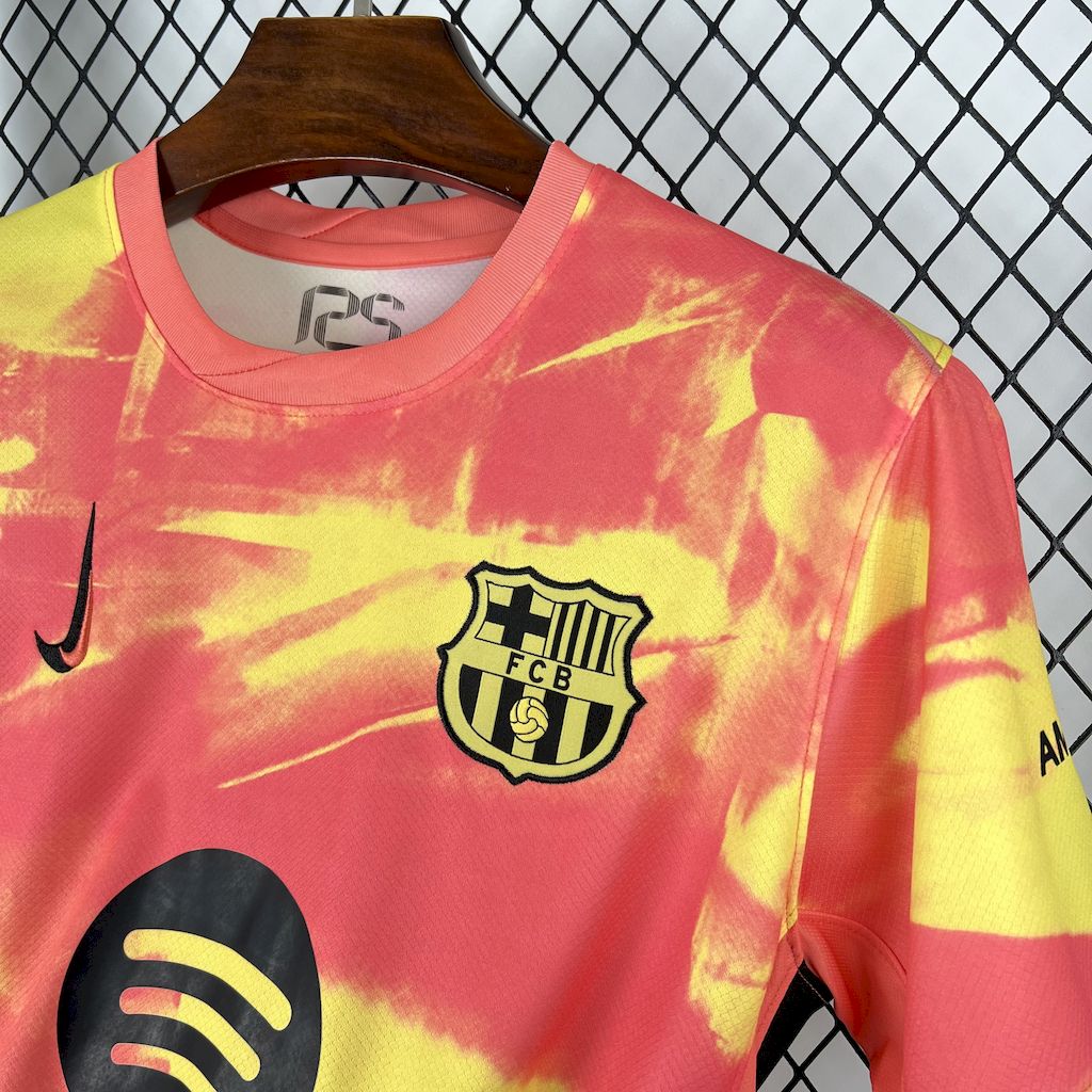 "Camisa Barcelona Treino 25/26 - Torcedor Masculina Laranja - Netmantos"