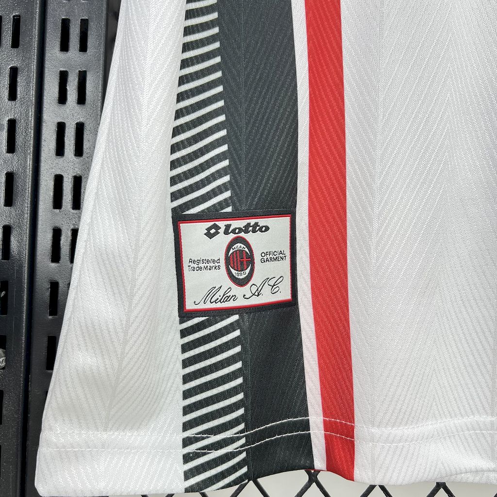 Camisa AC Milan Away Retrô 1997/98 - Torcedor Masculina Branca