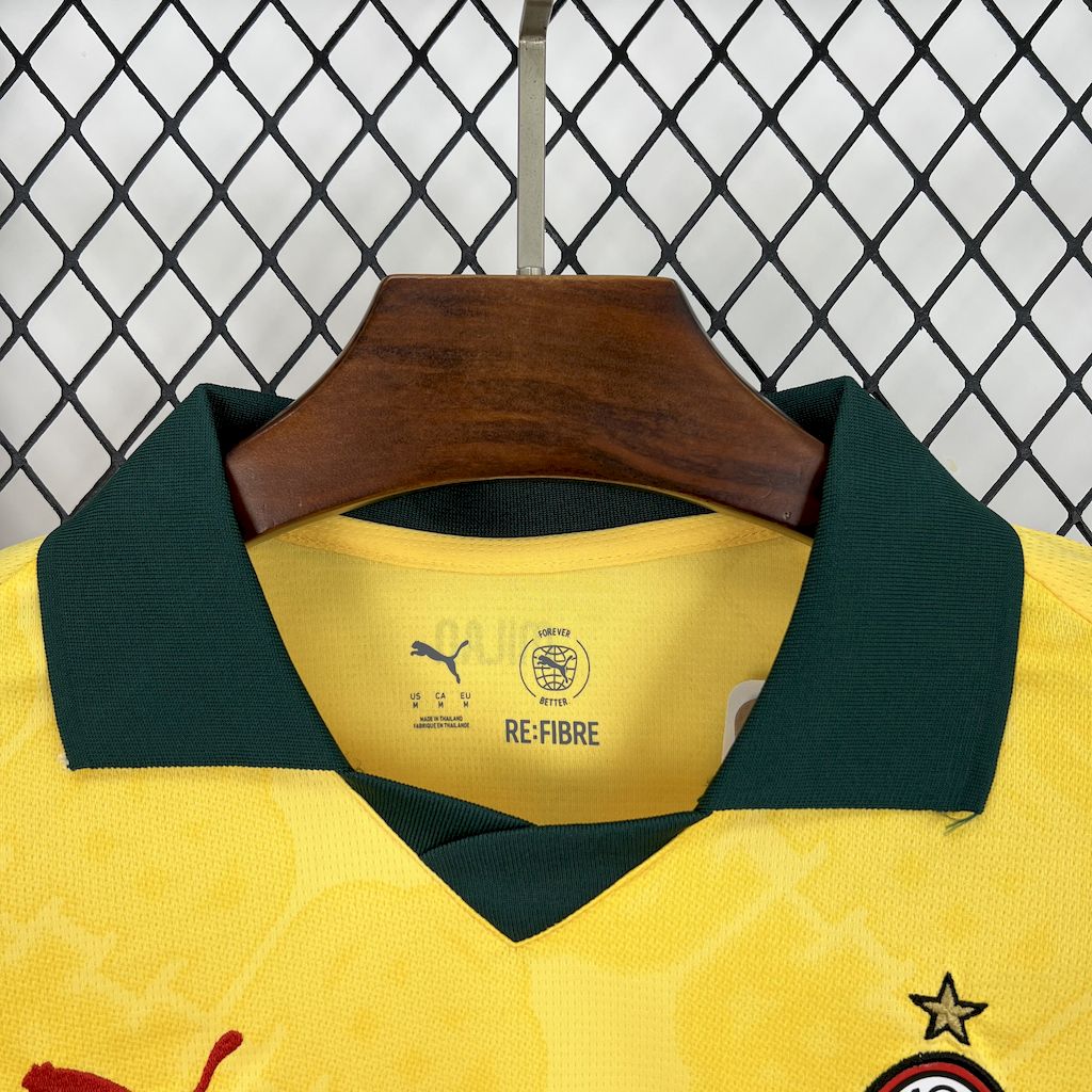 AC Milan Third Away Shirt 25/26 - Men's Fan Yellow