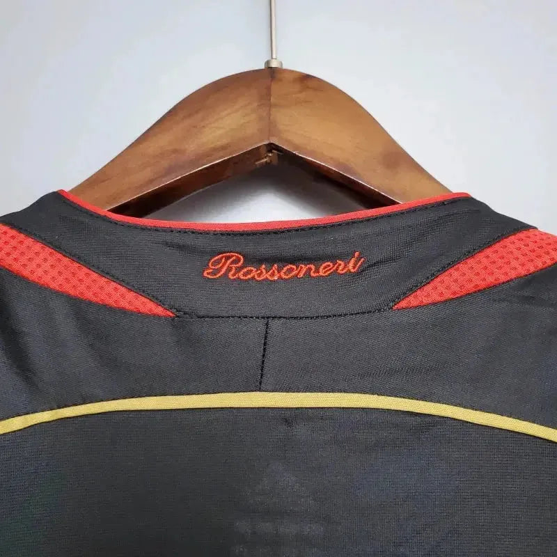 Camisa AC Milan Third Away Retrô 2006 - Torcedor Masculina Preta - Netmantos