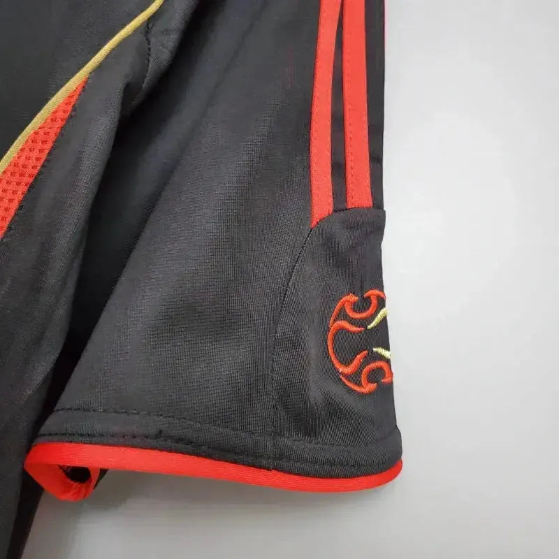 Camisa AC Milan Third Away Retrô 2006 - Torcedor Masculina Preta - Netmantos