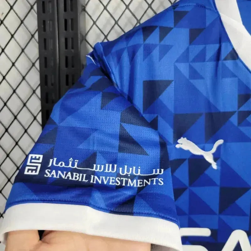 Camisa Al-Hilal Home 24/25 - Torcedor Masculina Azul + Neymar 10 - Netmantos