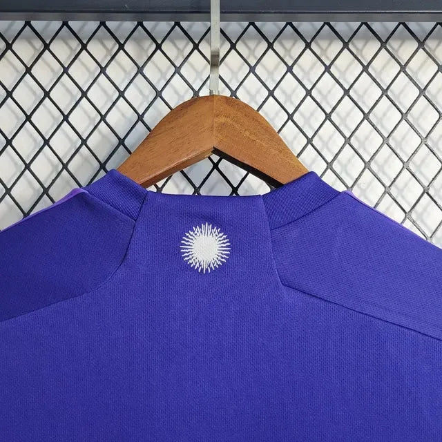 Camisa Argentina Away 22/23 - Torcedor Masculina Roxa - Netmantos