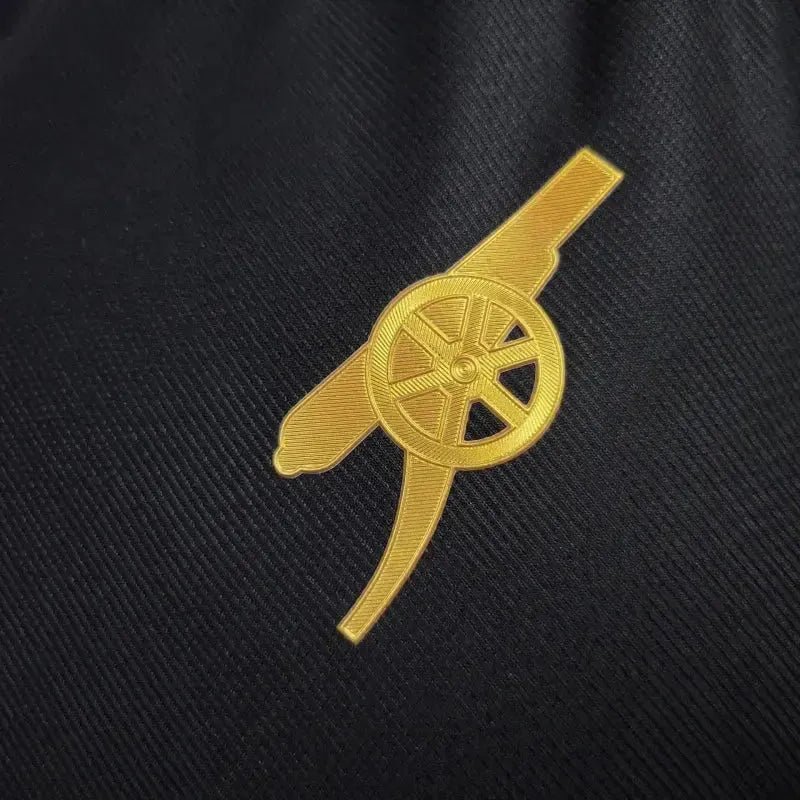 Camisa Arsenal VERSACE 24/25 - Jogador Masculina Preta - Netmantos