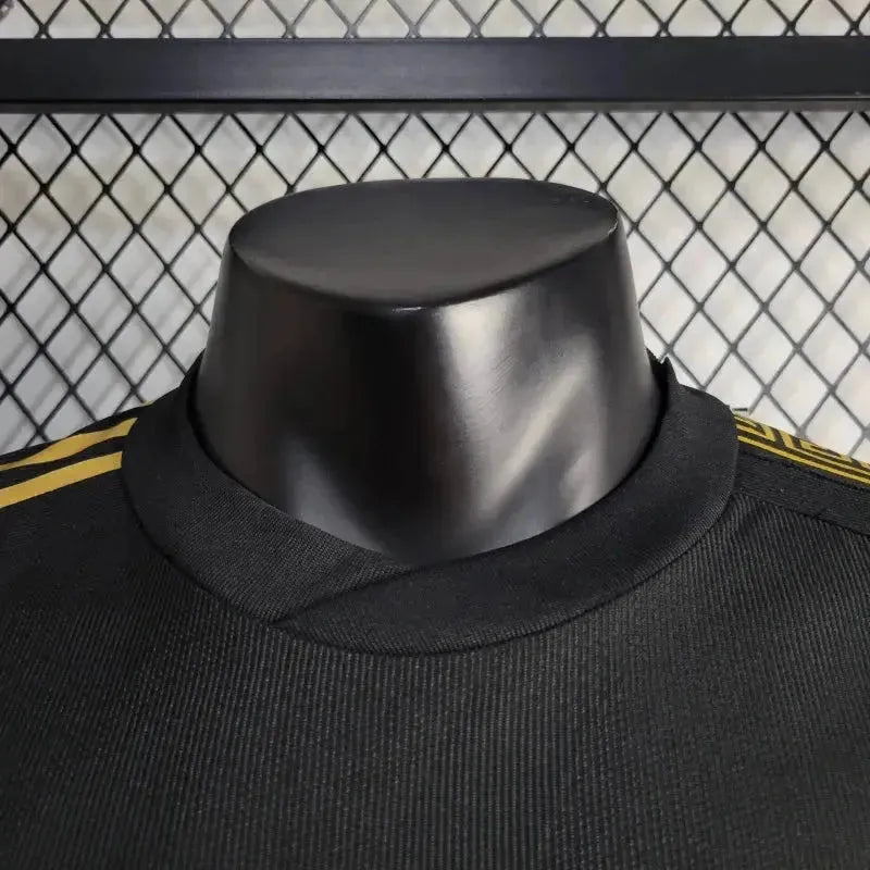 Camisa Arsenal VERSACE 24/25 - Jogador Masculina Preta - Netmantos