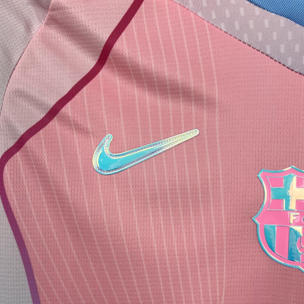 Barcelona Special Edition 25/26 Fan Shirt - Men's Pink Reflective