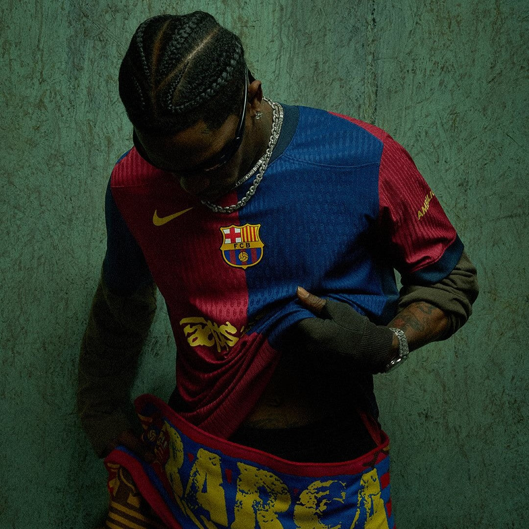Barcelona TRAVIS SCOTT Home 24/25 Shirt - Men's Fan Shirt