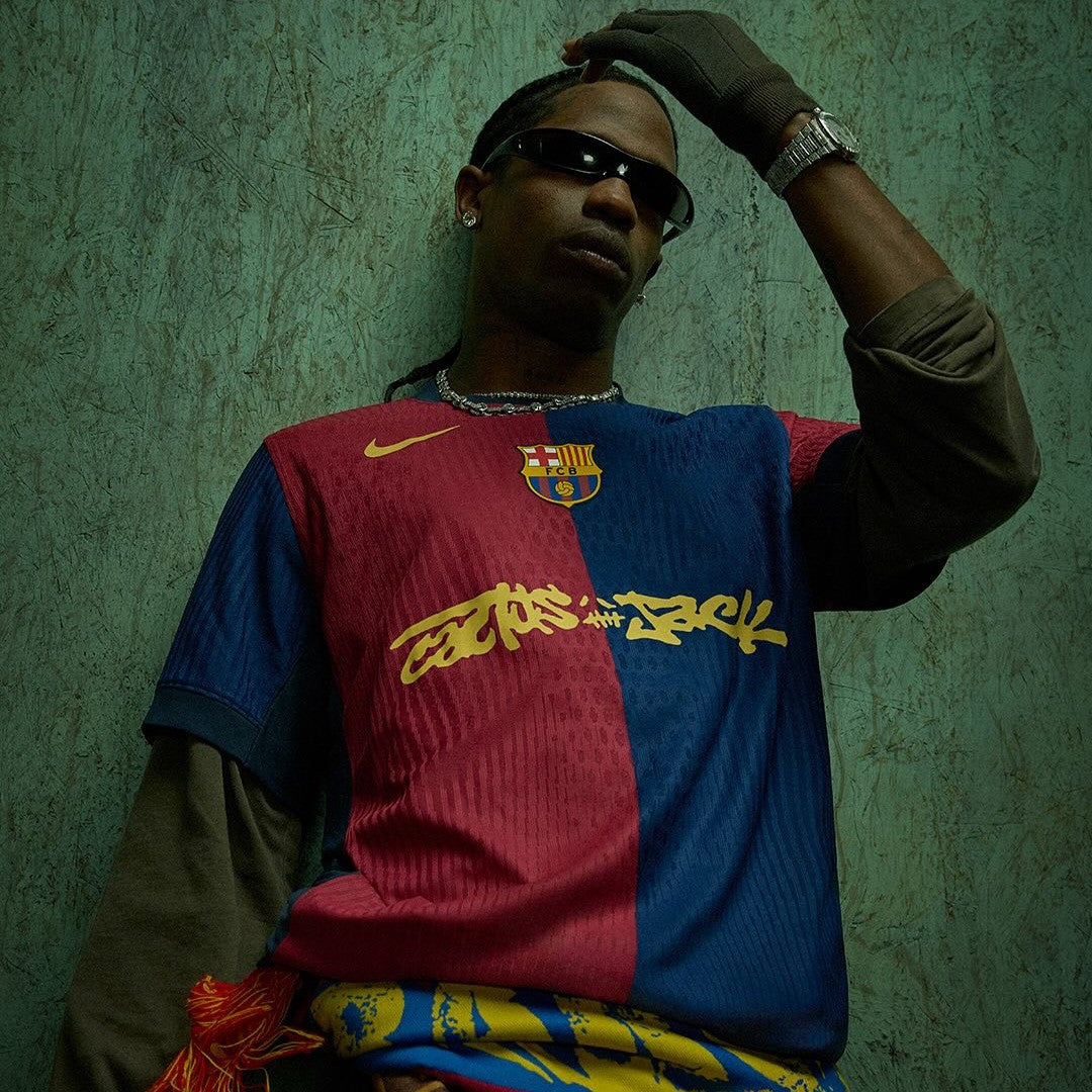 Barcelona TRAVIS SCOTT Home 24/25 Shirt - Men's Fan Shirt
