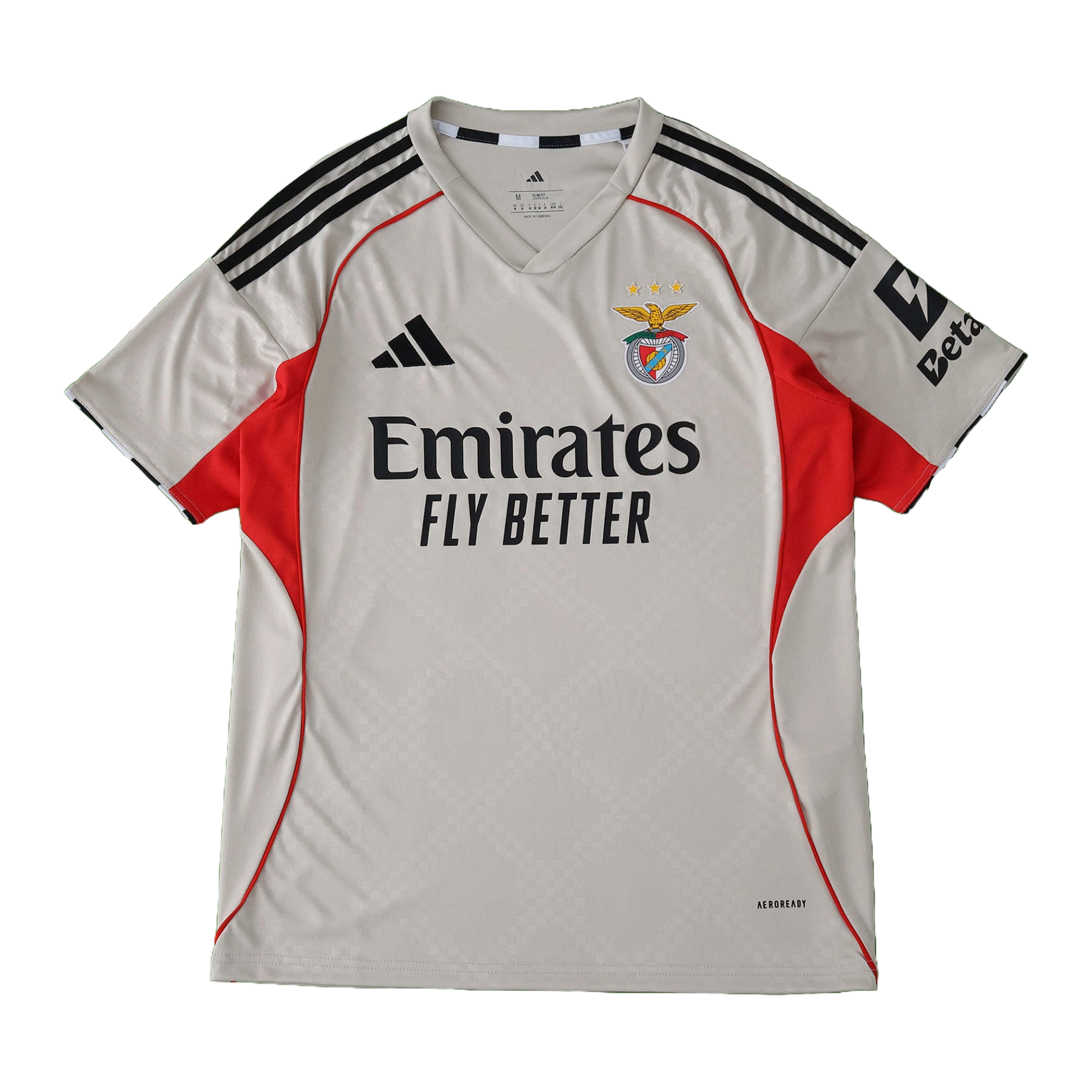 Benfica Away Shirt 25/26 - Men's White Fan Shirt