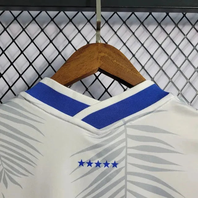 Camisa Brasil Edição Especial 22/23 - Torcedor Masculina Branca e Azul - Netmantos