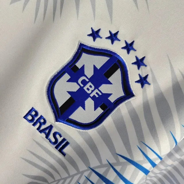 Camisa Brasil Edição Especial 22/23 - Torcedor Masculina Branca e Azul - Netmantos