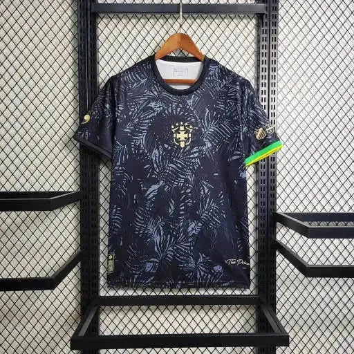 Camisa Brasil GOAT Neymar - Torcedor Masculina Preta Comma Football - Netmantos