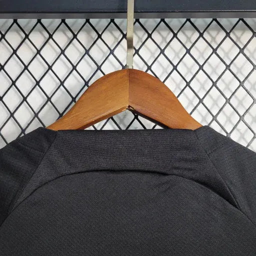 Camisa Timão Treino 23/24 - Torcedor Infantil Preta - Netmantos
