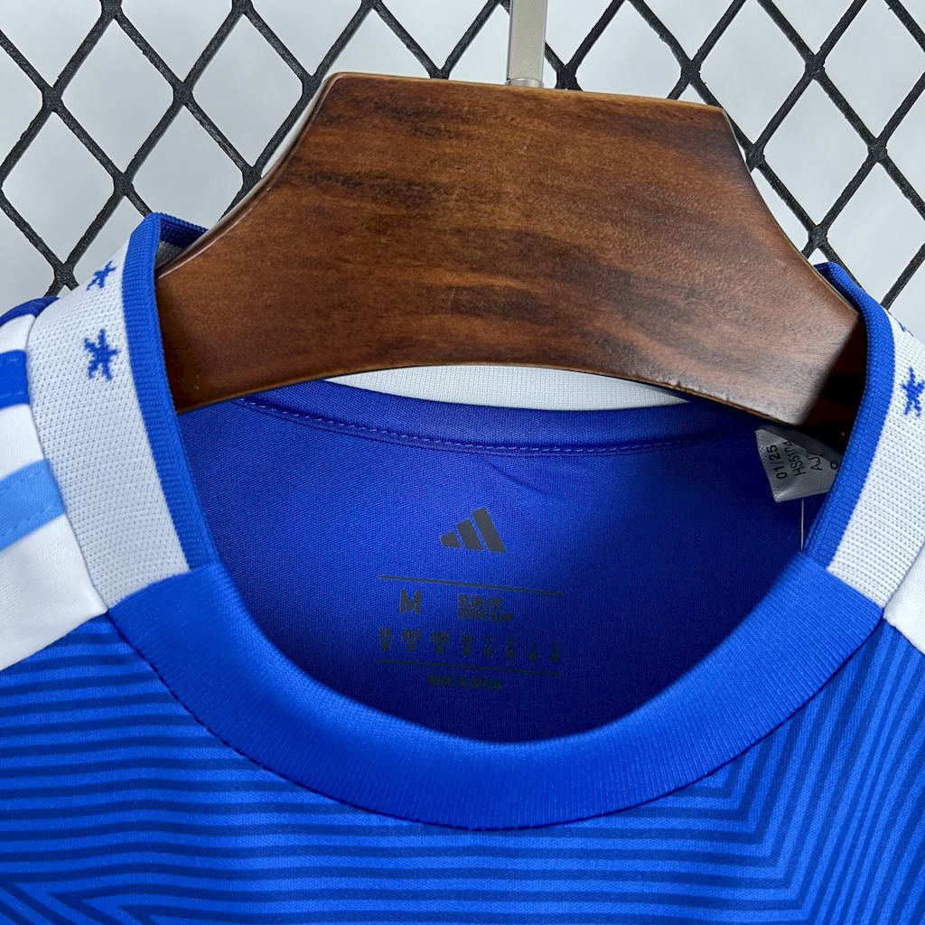 Cruzeiro Home Shirt 25/26 - Men's Fan Blue