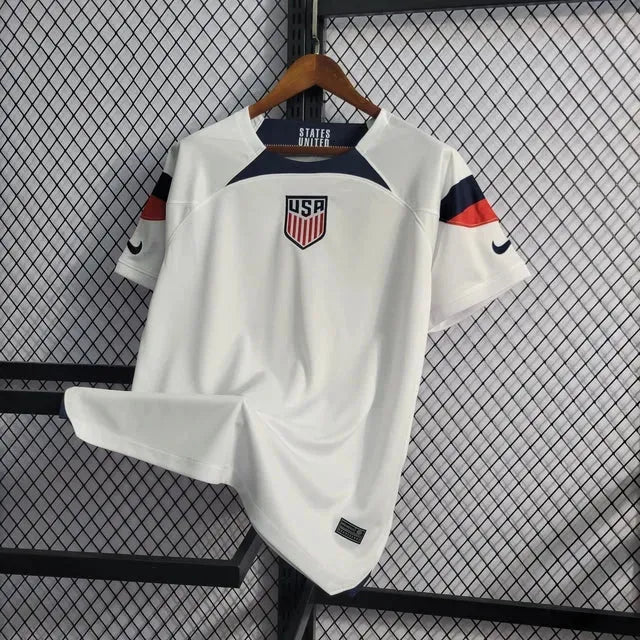 Camisa EUA Home 22/23 - Torcedor Masculina Branca - Netmantos