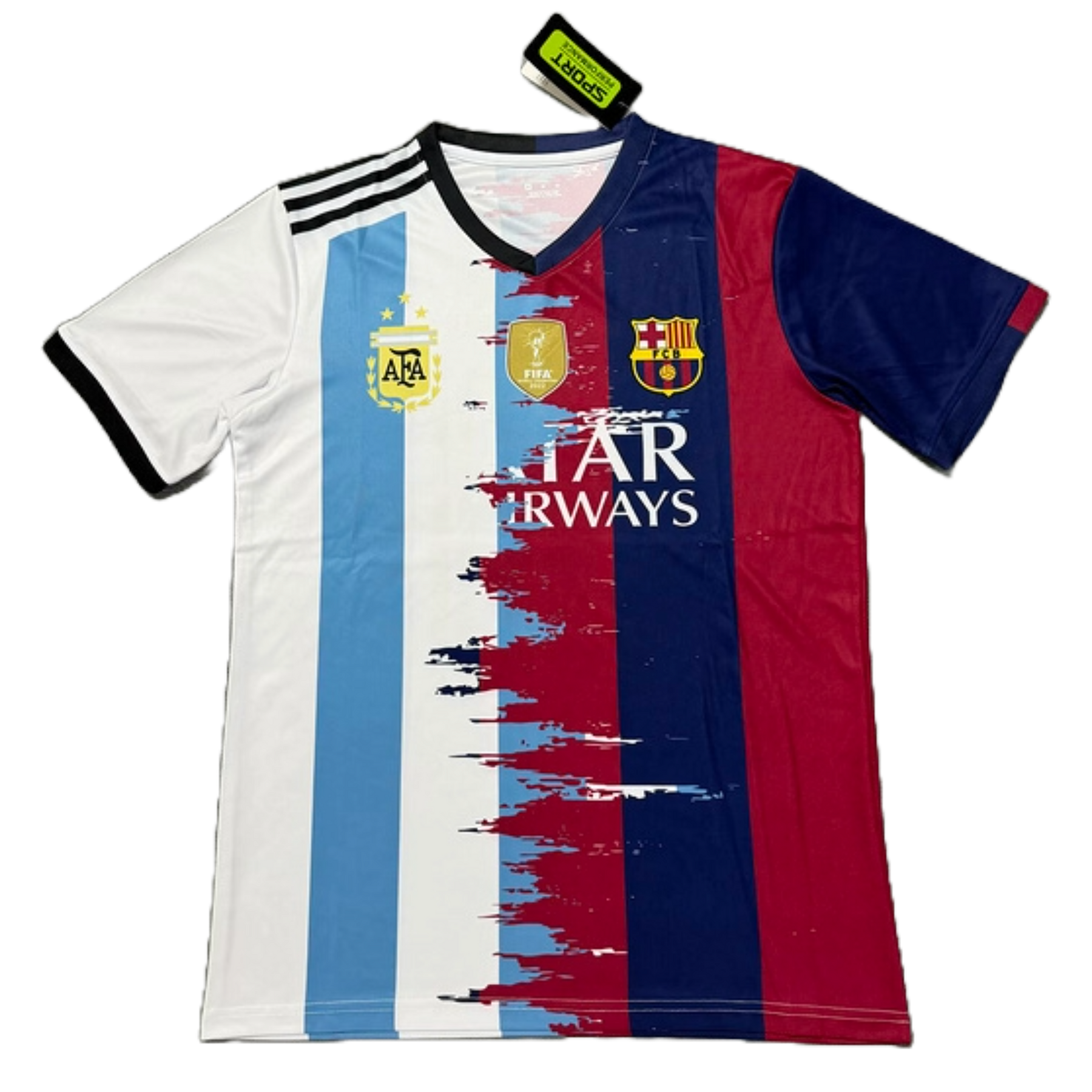 Messi #10 Special Edition Shirt - Argentina + Barcelona - Men's Fan