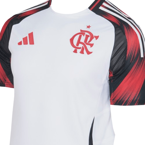 Flamengo Away Shirt 25/26 - Men's Player White + Sponsorships