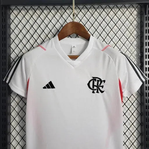 Camisa Flamengo Treino 23/24 - Torcedor Infantil Branca - Netmantos