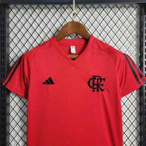 Camisa Flamengo Treino 23/24 - Torcedor Infantil Vermelha - Netmantos