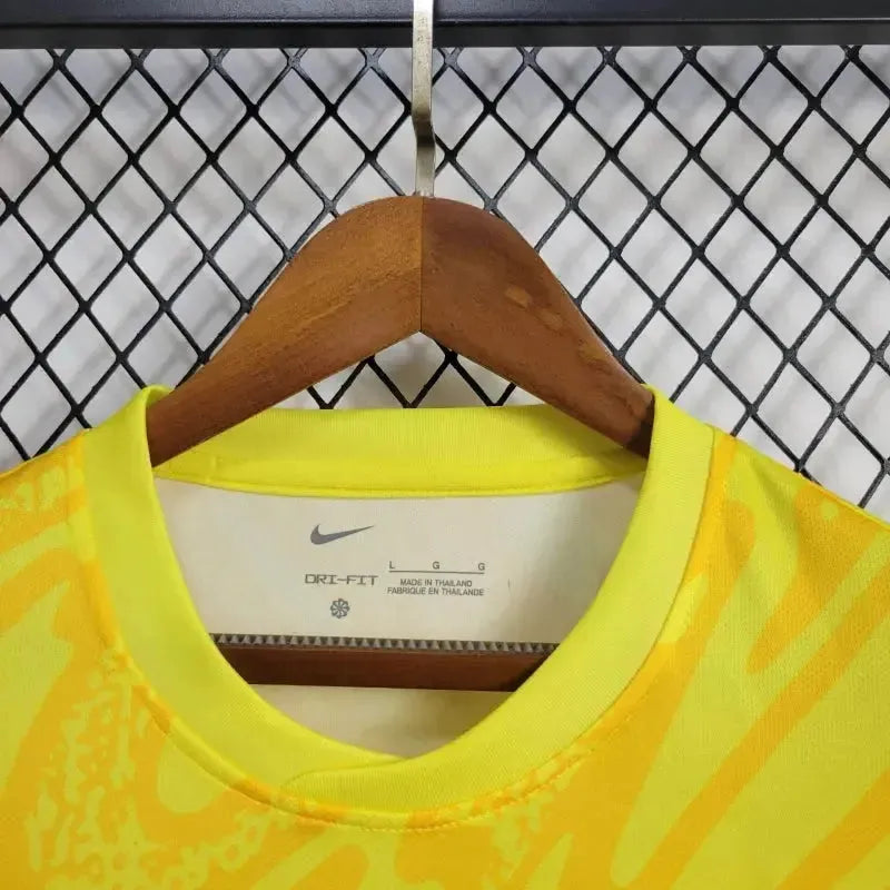Camisa França Goleiro 24/25 - Torcedor Masculina Amarela - Netmantos