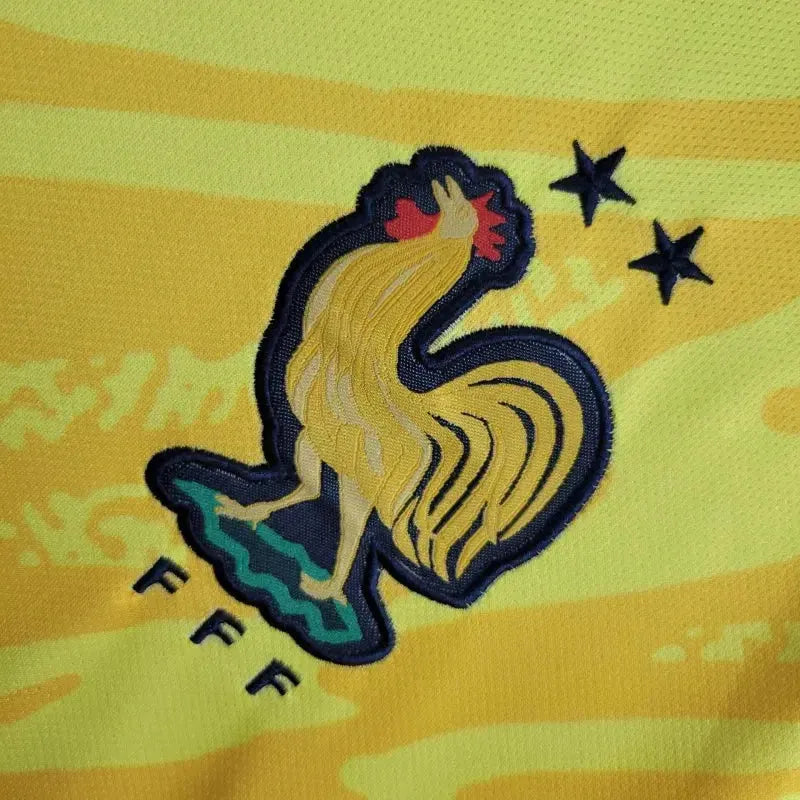 Camisa França Goleiro 24/25 - Torcedor Masculina Amarela - Netmantos