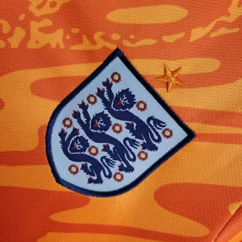 Camisa Inglaterra Goleiro 24/25 - Torcedor Infantil Laranja - Netmantos