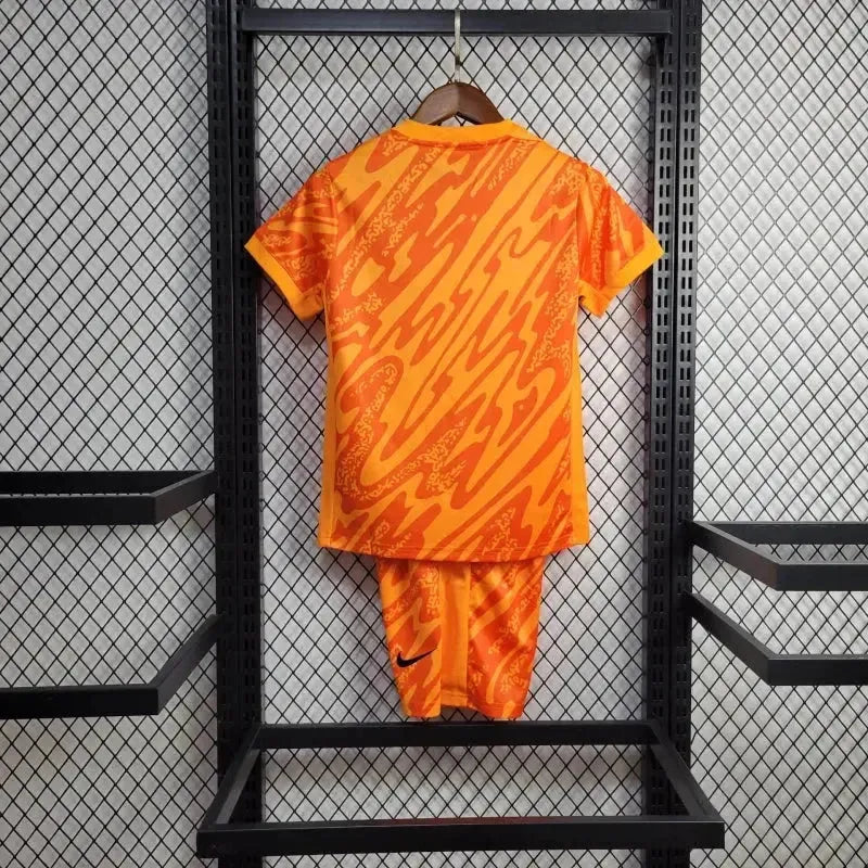 Camisa Inglaterra Goleiro 24/25 - Torcedor Infantil Laranja - Netmantos