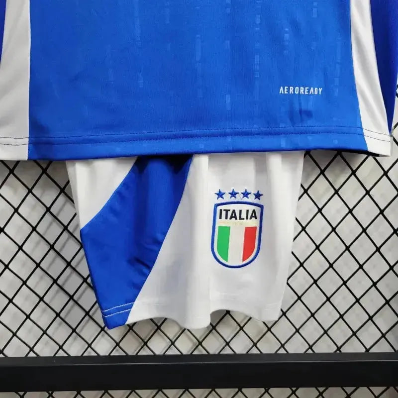 Camisa Itália Home 24/25 - Torcedor Infantil Azul - Netmantos