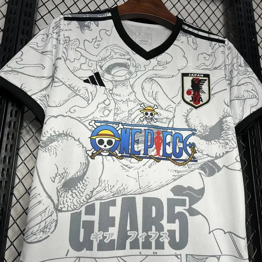 Camisa Japão ONE PIECE 24/25 - Torcedor Masculina Branca - Netmantos