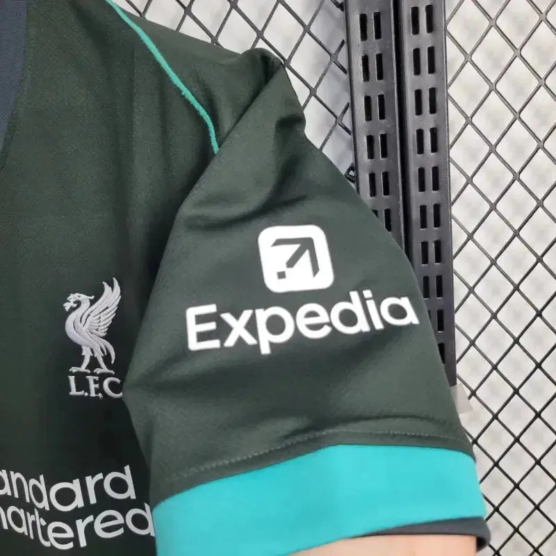 Camisa Liverpool Away 24/25 - Torcedor Masculina Preta - Netmantos