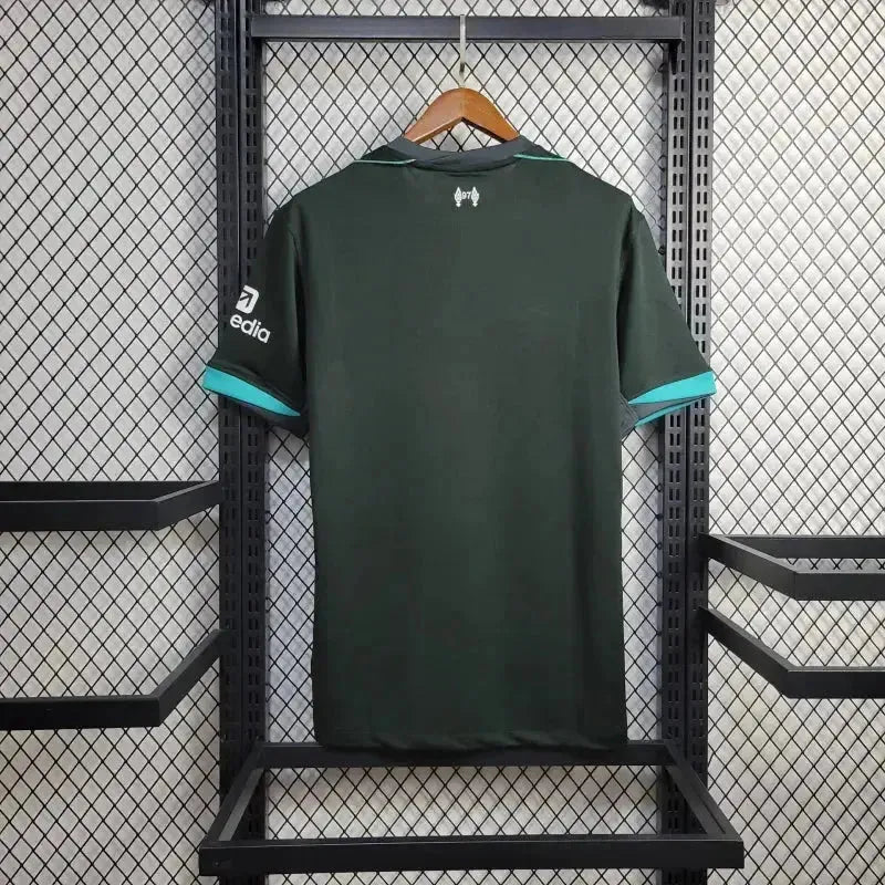 Camisa Liverpool Away 24/25 - Torcedor Masculina Preta - Netmantos