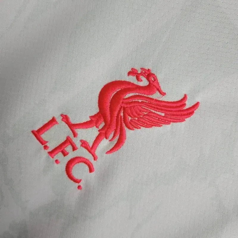 Camisa Liverpool Away II 24/25 - Torcedor Masculina Branca e Vermelha - Netmantos