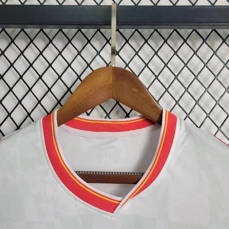 Camisa Liverpool Away II 24/25 - Torcedor Masculina Branca e Vermelha - Netmantos