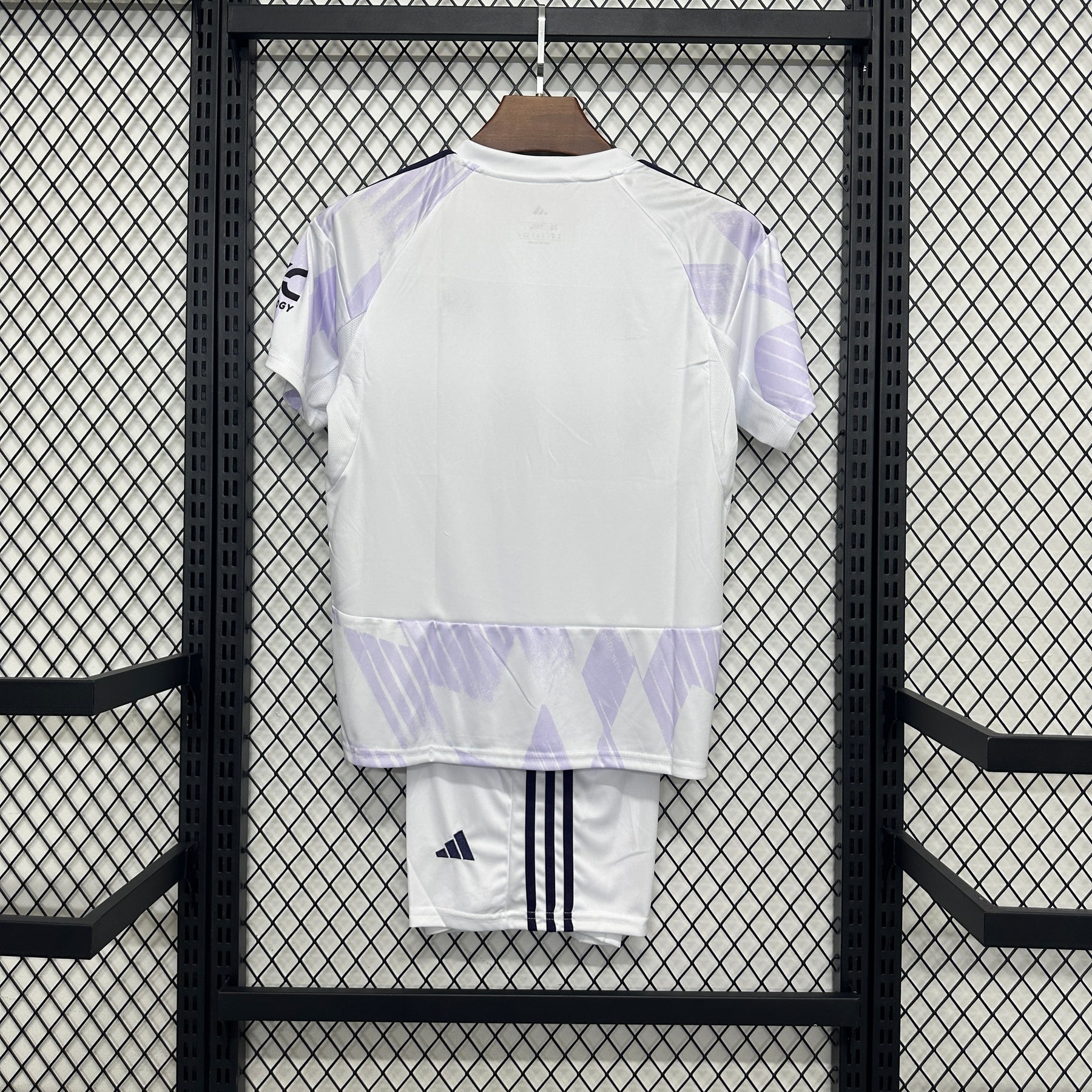 Manchester United Away Shirt 25/26 - Kids Fan White and Purple