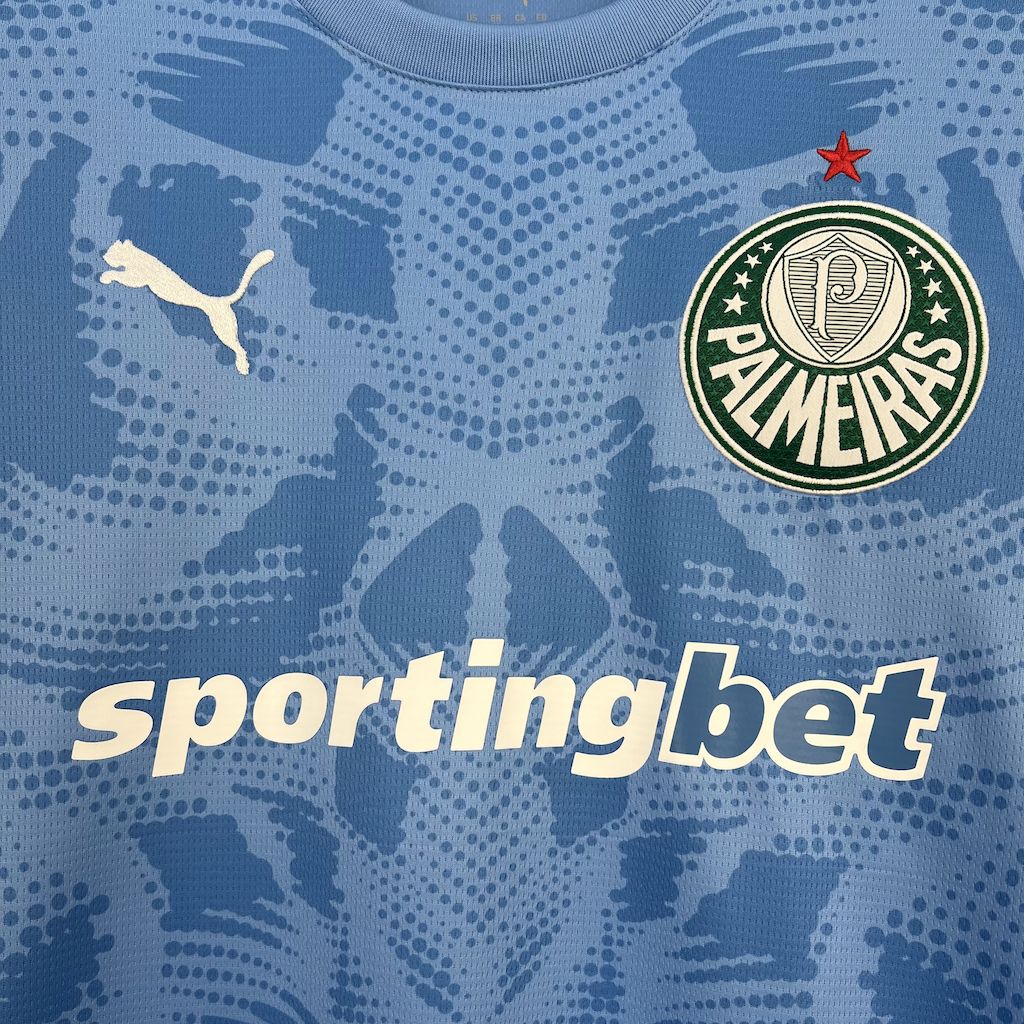 Palmeiras Goalkeeper Shirt 25/26 - Men's Fan Blue