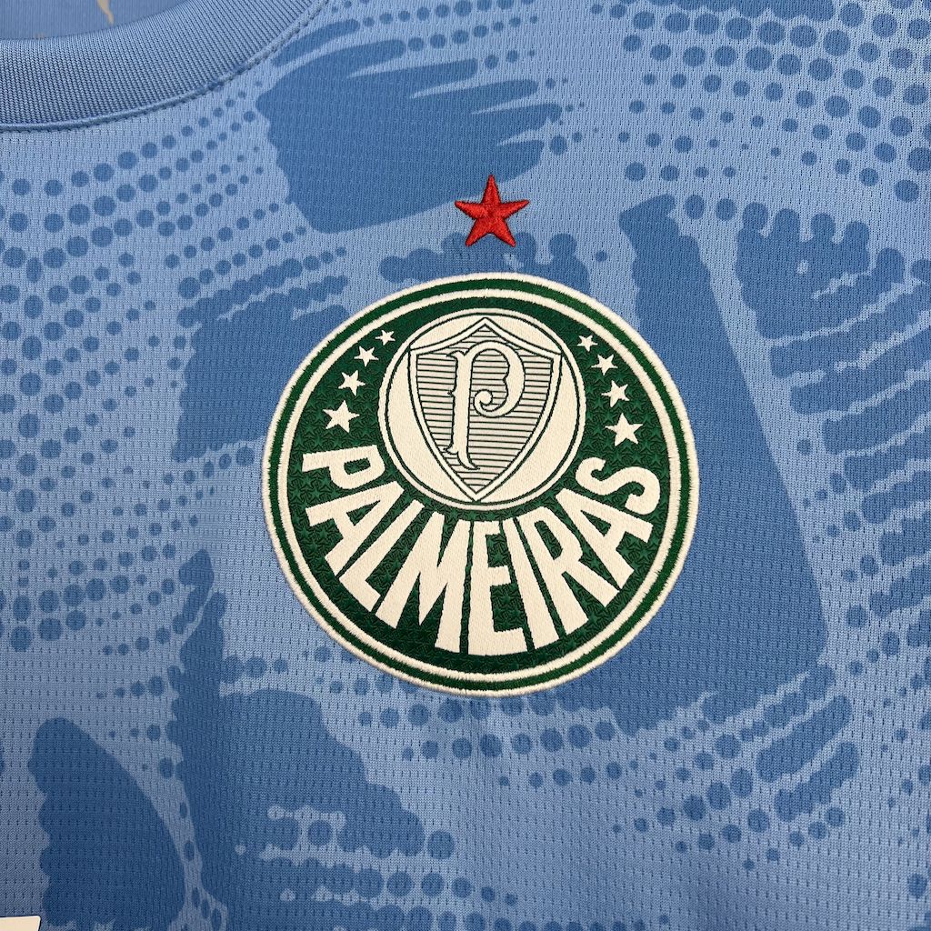 Palmeiras Goalkeeper Shirt 25/26 - Men's Fan Blue