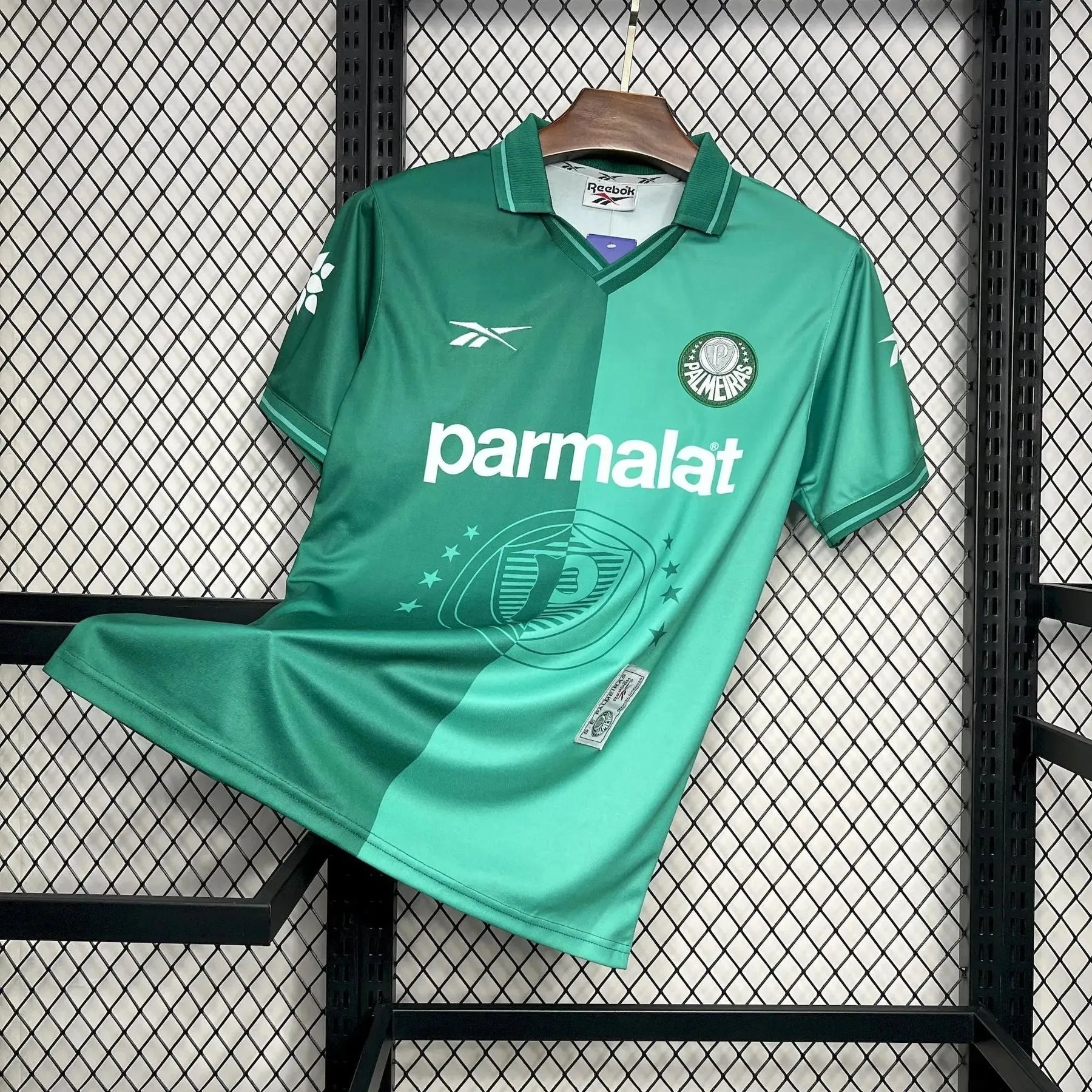 Camisa Palmeiras Home Retrô 1997/98 - Torcedor Masculina Verde - Netmantos