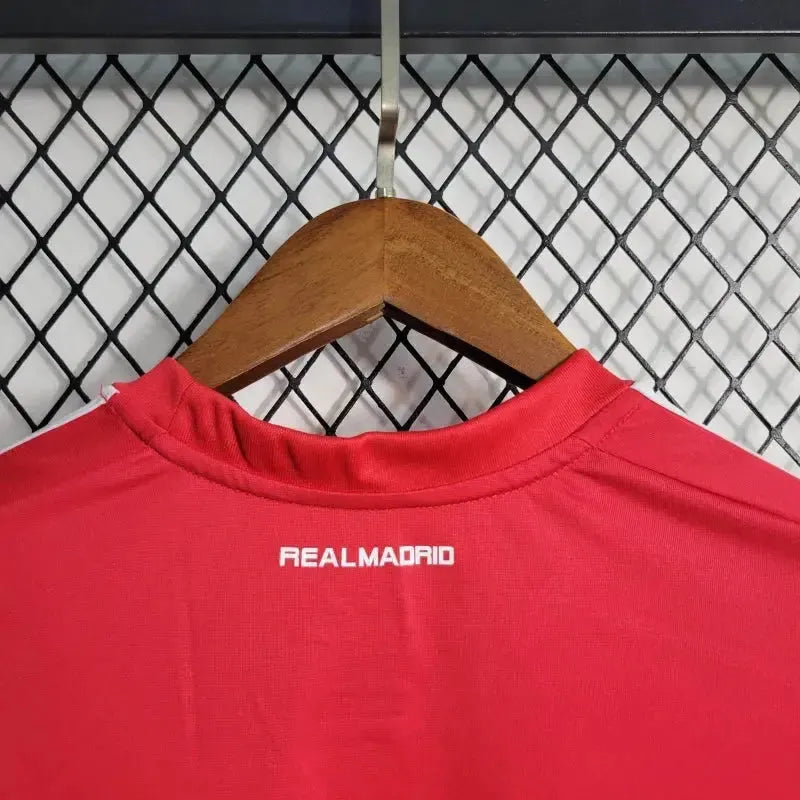 Camisa Real Madrid Away Retrô 2011/12 - Torcedor Masculina Vermelha Manga Longa - Netmantos