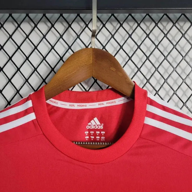 Camisa Real Madrid Away Retrô 2011/12 - Torcedor Masculina Vermelha Manga Longa - Netmantos